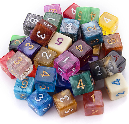 Pieces polyhedral dice - 42,
