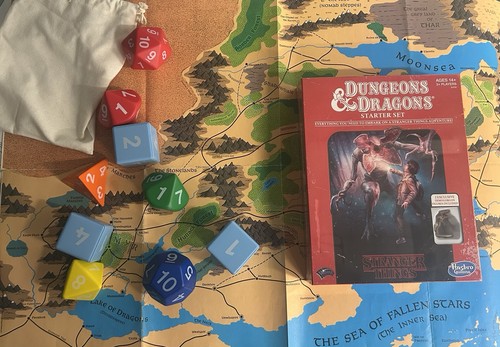 Giant foam polyhedral dice - polyhedral, set