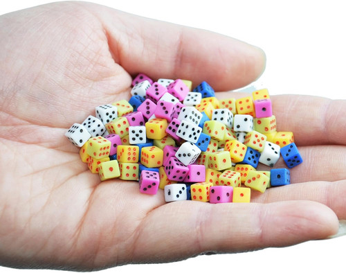 Mini dice set - set, 100pc