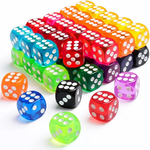 Pieces dice set 14mm - pieces,
